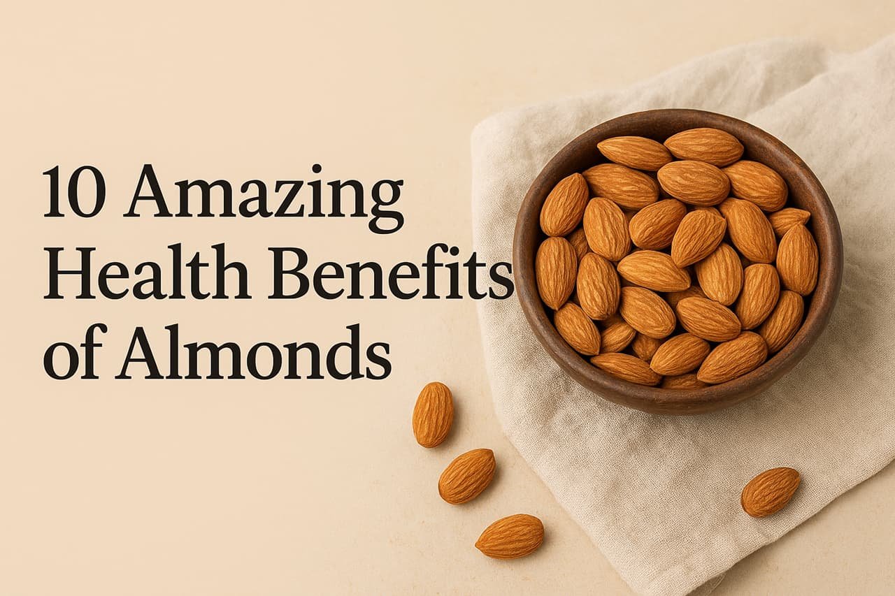 10 Amazing Health Benefits of Almonds