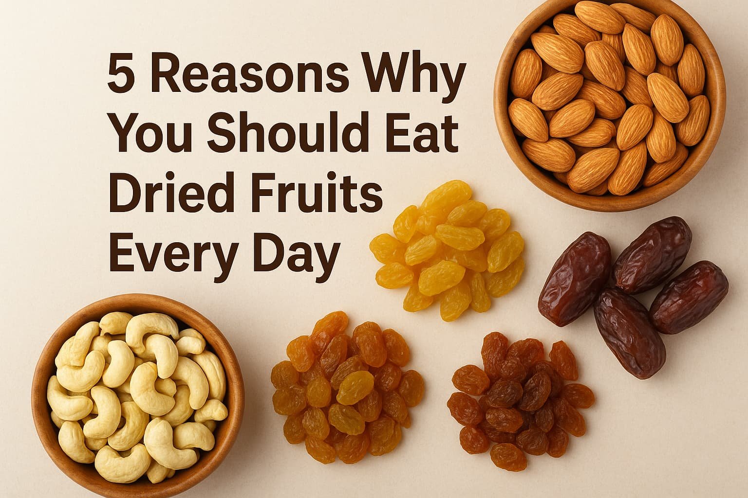 5 Reasons Why You Should Eat Dried Fruits Every Day